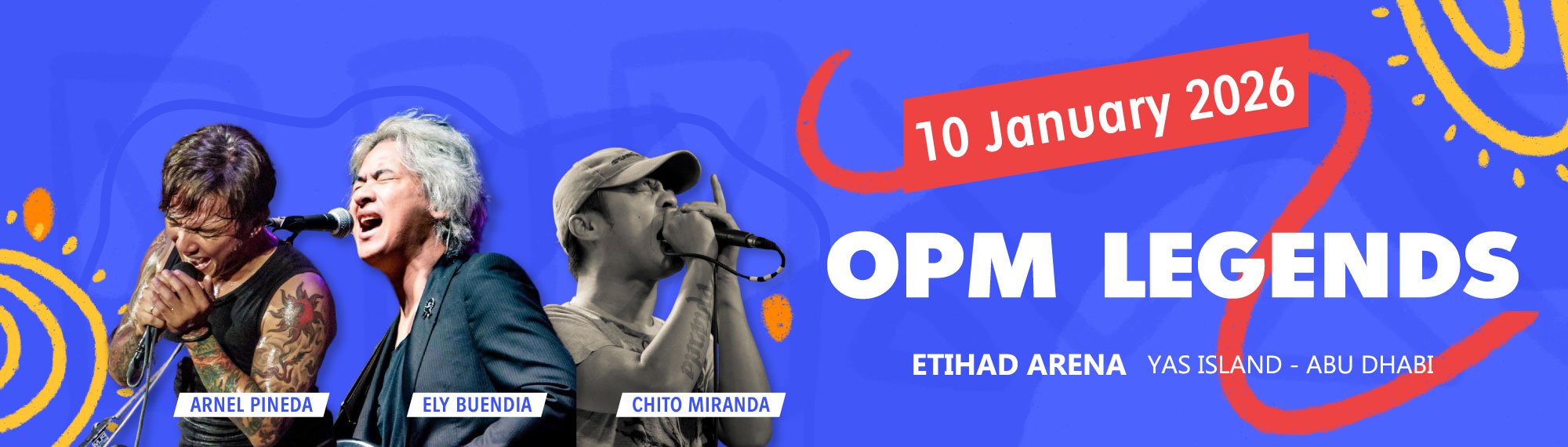 OPM LEGENDS: ELY BUENDIA, CHITO MIRANDA, ARNEL PINEDA